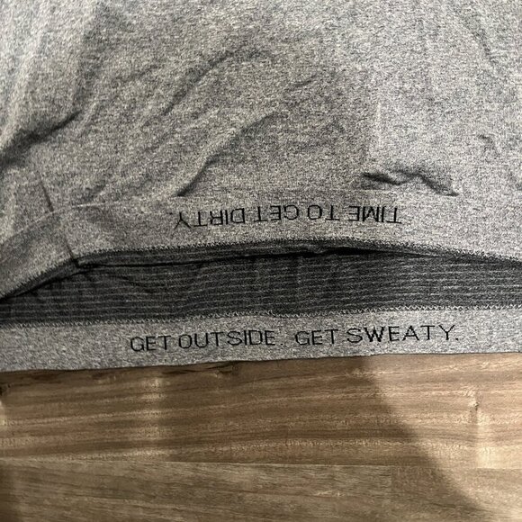 Lululemon Time To Get Dirty Get Outside Get Sweaty Men Long Sleeve Henley Shirt - Picture 5 of 8